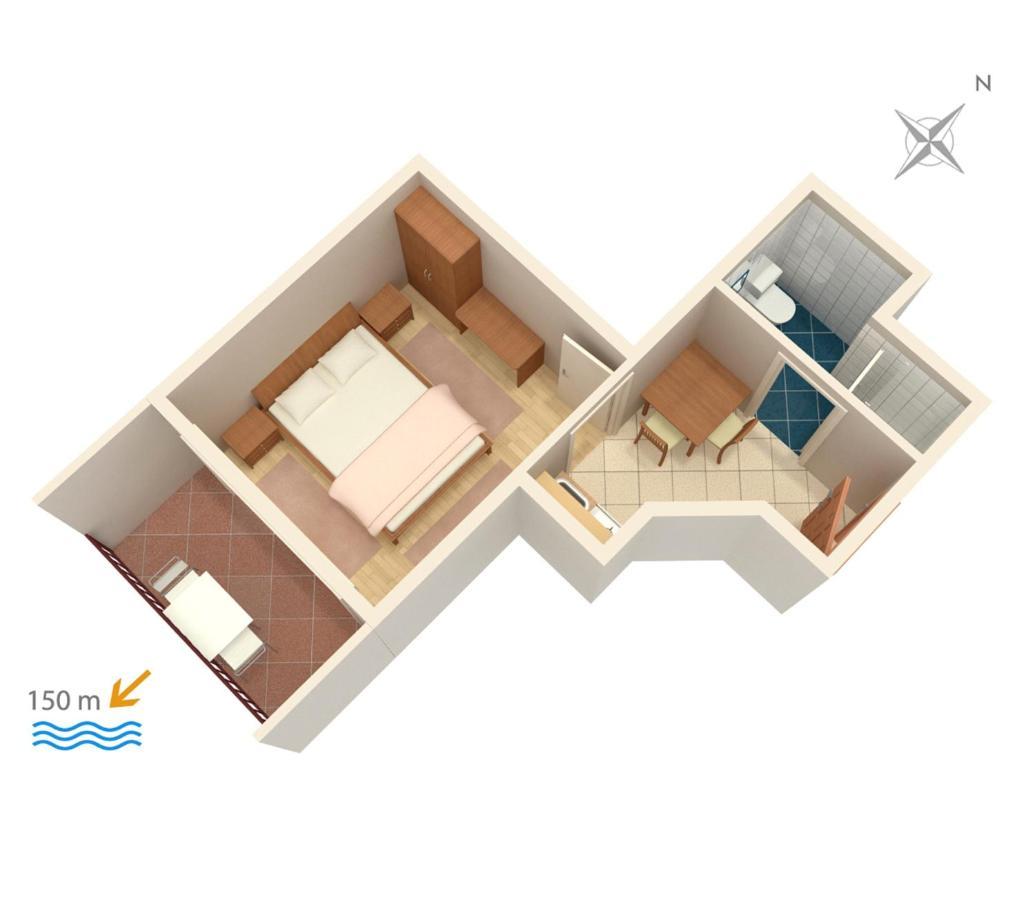 Apartments&rooms with parking space Baska Voda, Makarska - 301 Exteriör bild