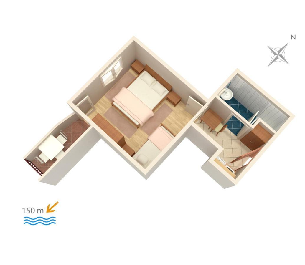Apartments&rooms with parking space Baska Voda, Makarska - 301 Exteriör bild